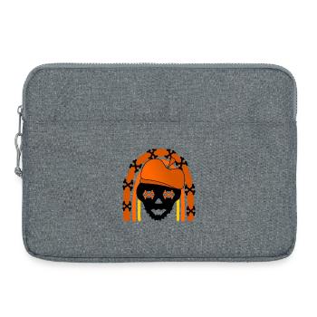 COSTUMES D’HALLOWEEN - SKULL - Sacoche pour ordinateur portable 15 pouces - gris chiné - Devant