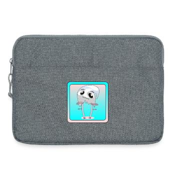 SPIRITS WITH CRUTCHES - WALKER - HEALING - Laptop bag 15" - heather grey - Front