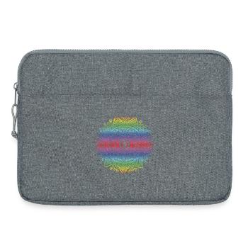 Mandala - Laptoptasche 15" - Grau meliert - Vorne