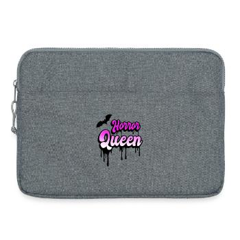 Reine de l'horreur - Sacoche pour ordinateur portable 15 pouces - gris chiné - Devant