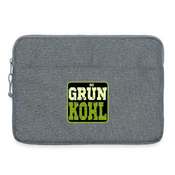 GRÜNKOHL - WINTERGEMÜSE - KOHLGERICHTE - KOHL - Laptoptasche 15" - Grau meliert - Vorne