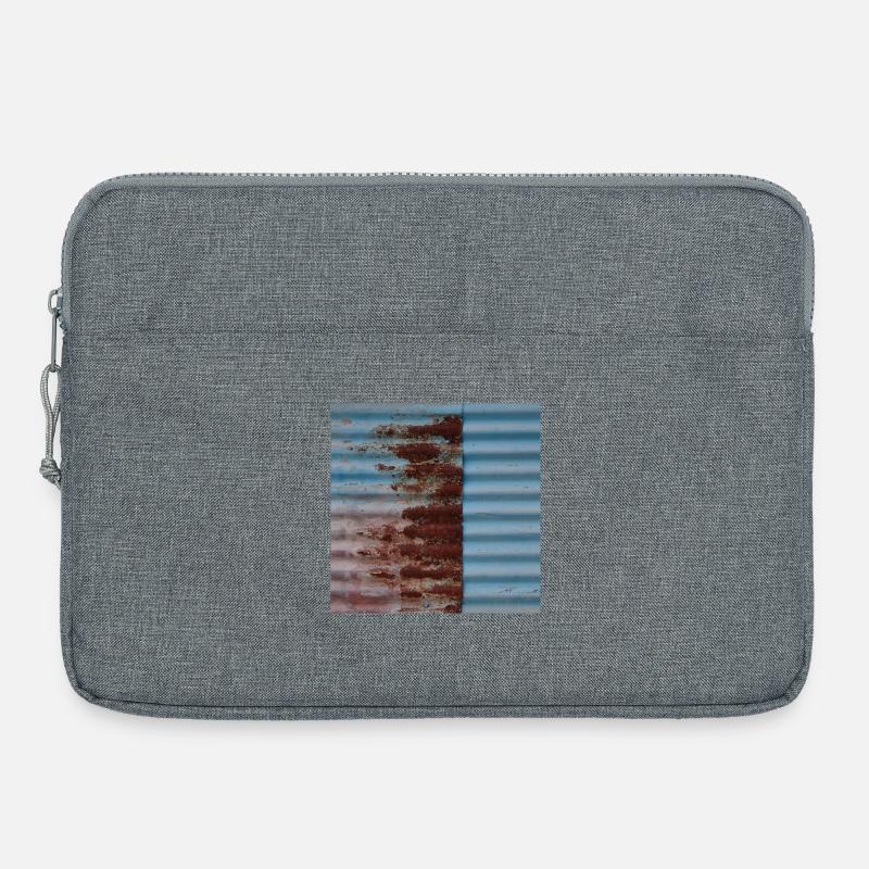 Türkis Rost - Laptoptasche 15" - Grau meliert