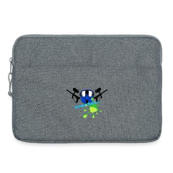 Paintball - Laptop bag 15" - heather grey - Front