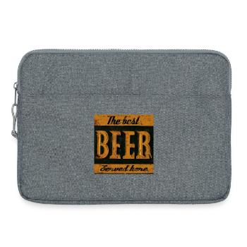 Best Beer - Laptoptasche 15" - Grau meliert - Vorne