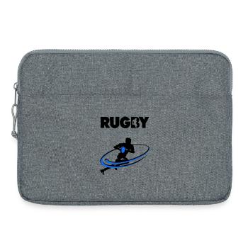 Rugby - Sacoche pour ordinateur portable 15 pouces - gris chiné - Devant