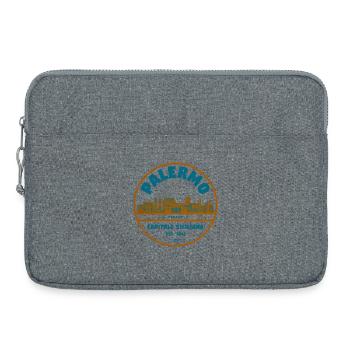 Palermo Capitale Siciliana Skyline - Laptoptasche 15" - Grau meliert - Vorne