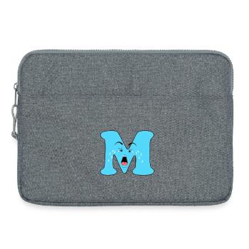 M - Laptoptasche 15" - Grau meliert - Vorne