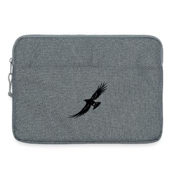 Rabe - Fliegender Rabe - Laptoptasche 15" - Grau meliert - Vorne
