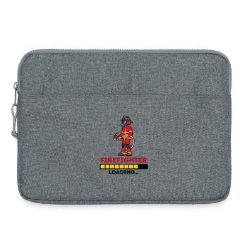 Déclaration de tuyau d’incendie de la brigade des pompiers Lifesaver - Sacoche pour ordinateur portable 15 pouces - gris chiné - Devant