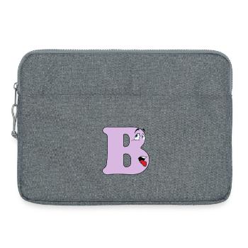 B - Laptoptasche 15" - Grau meliert - Vorne