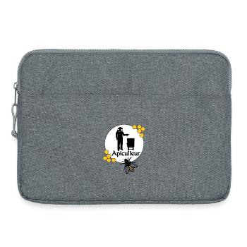 Bienenzüchter - Laptoptasche 15" - Grau meliert - Vorne