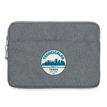 Emblème de la Skyline de Tegucigalpa Honduras - Sacoche pour ordinateur portable 15 pouces - gris chiné - Devant