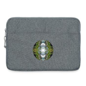 Nature Mandala Nouvelle-Zélande - Sacoche pour ordinateur portable 15 pouces - gris chiné - Devant