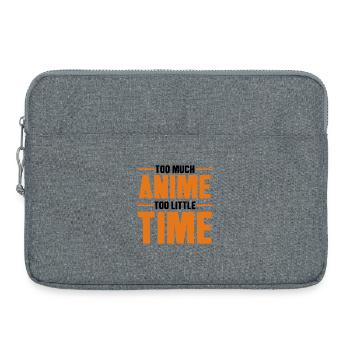 Anime Statement Asian Japanese Nerdy Manga - Laptop bag 15" - heather grey - Front