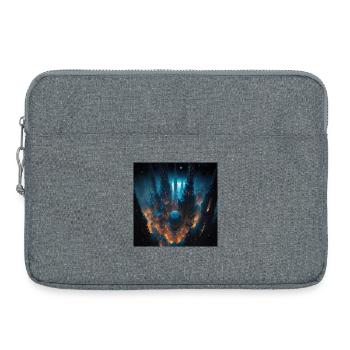 Megalopolis Alien 01 - Laptop bag 15" - heather grey - Front