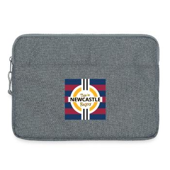 This is Newcastle Enjoy - Laptop bag 15" - heather grey - Front