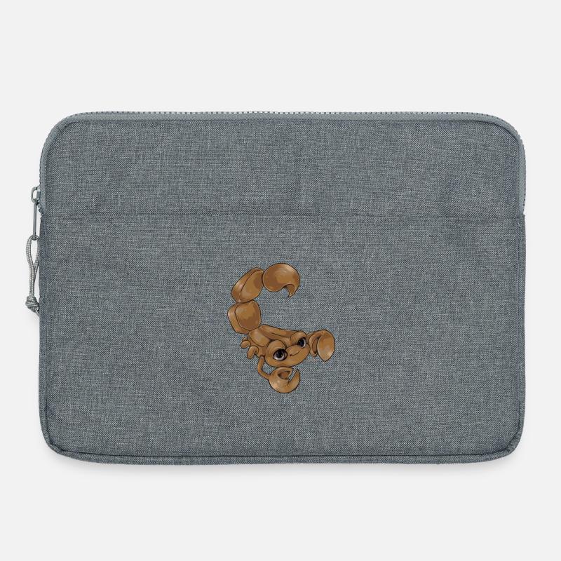 Scorpion Skorpion Sternzeichen - Laptoptasche 15" - Grau meliert