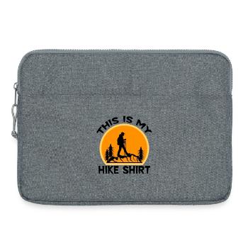 Tours Hike Mountaineering Hiking Statement - Laptop bag 15" - heather grey - Front
