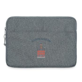 Heppenheim Bergstraße, Historisches Rathaus - Laptoptasche 15" - Grau meliert - Vorne
