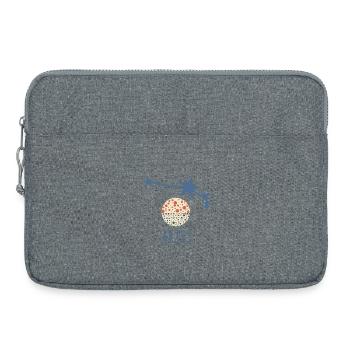 Das Sternbild Widder - Laptoptasche 15" - Grau meliert - Vorne