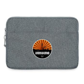 Duisburg Retro Skyline - Laptop bag 15" - heather grey - Front