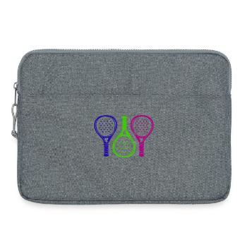 Padel Sport Racket Padel Game Serve Leisure - Laptop bag 15" - heather grey - Front