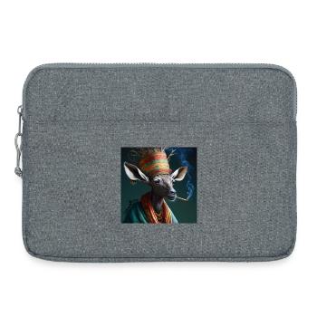 Cannabiche 01 mit - Laptoptasche 15" - Grau meliert - Vorne