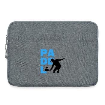 Padel Game Spiler Statement Balls Racket Padel - Laptop bag 15" - heather grey - Front