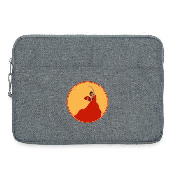 Flamenco Tänzerin 3 - Laptoptasche 15" - Grau meliert - Vorne