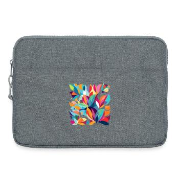 Flower Dance - Laptoptasche 15" - Grau meliert - Vorne