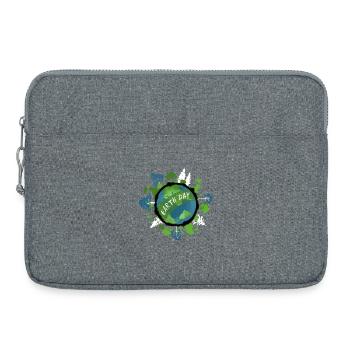 Jour de la Terre - Planète Terre Protection du climat Environnement - Sacoche pour ordinateur portable 15 pouces - gris chiné - Devant