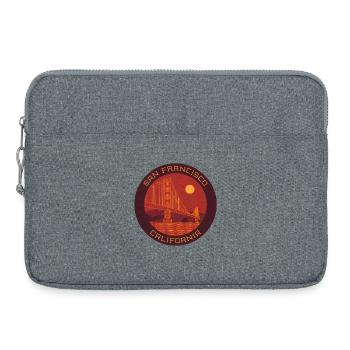 San Francisco | Golden Gate Bridge - Laptoptasche 15" - Grau meliert - Vorne
