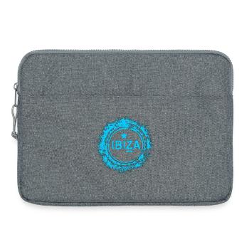 Ibiza water design with star - Laptop bag 15" - heather grey - Front