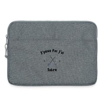 J peux pas j ai Sabre - Sacoche pour ordinateur portable 15 pouces - gris chiné - Devant