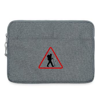 Mountaineering Hiking Hiking Routes Hiking Tours - Laptop bag 15" - heather grey - Front