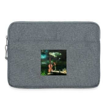 Das Wunder der Geige - Laptoptasche 15" - Grau meliert - Vorne