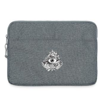 Mystic Eye - Laptop bag 15" - heather grey - Front