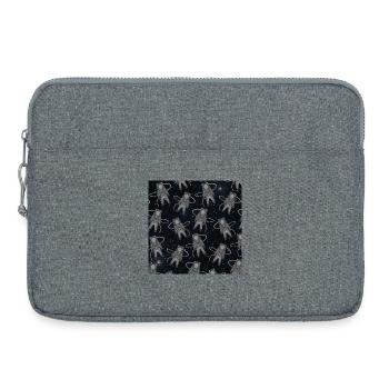 weltall, Astronauten muster, motive kinderzimmer - Laptoptasche 15" - Grau meliert - Vorne
