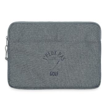 J peux pas j ai golf - Sacoche pour ordinateur portable 15 pouces - gris chiné - Devant