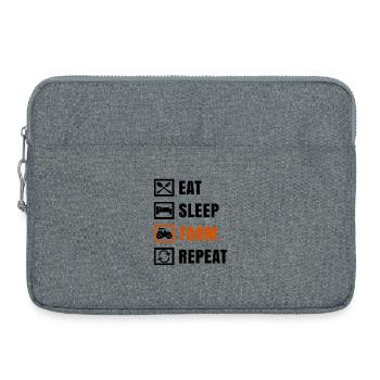 Tractor Statement Field Commercial Vehicle Farmer - Laptop bag 15" - heather grey - Front