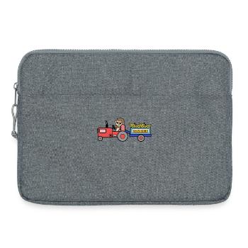 Landleben Traktor Nutzfahrzeug Kraftfahrzeug - Laptoptasche 15" - Grau meliert - Vorne