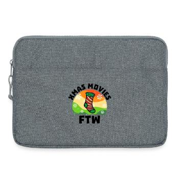 Binge Watching Movies Movies Statement Series - Sacoche pour ordinateur portable 15 pouces - gris chiné - Devant