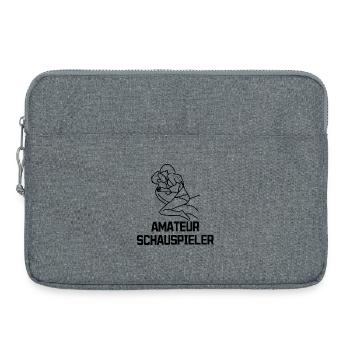 Schauspieler Statement Movies Filme Kino Nacht - Laptoptasche 15" - Grau meliert - Vorne