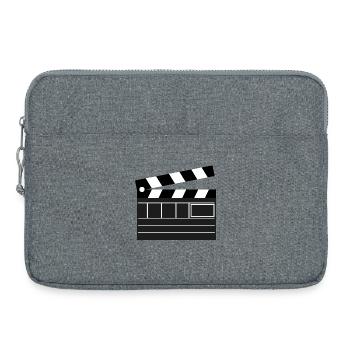 Movies Theater Streaming Movies Camera Movie Night - Laptop bag 15" - heather grey - Front