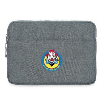 Clown Design - Laptoptasche 15" - Grau meliert - Vorne