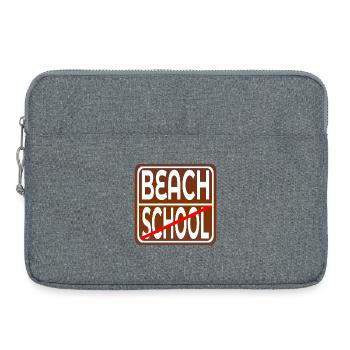 SCHOOL BEACH SUMMER VACATION TEACHER STUDENTS - Laptop bag 15" - heather grey - Front