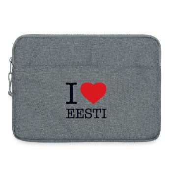 I LOVE ESTONIA - Laptop bag 15" - heather grey - Front
