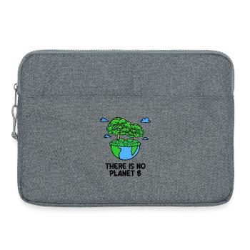 Planet Earth Environment Environmentalist Tree Statement - Laptop bag 15" - heather grey - Front