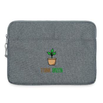 Arbre Environnement Déclaration Durabilité Terre Nature - Sacoche pour ordinateur portable 15 pouces - gris chiné - Devant