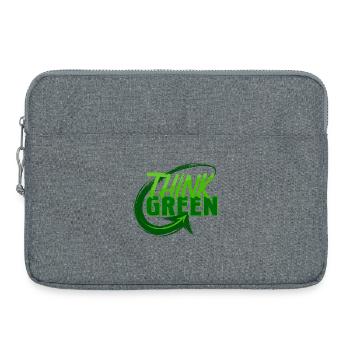 Umweltfreundlich Natur Mutter Erde Umwelt Spruch - Laptoptasche 15" - Grau meliert - Vorne